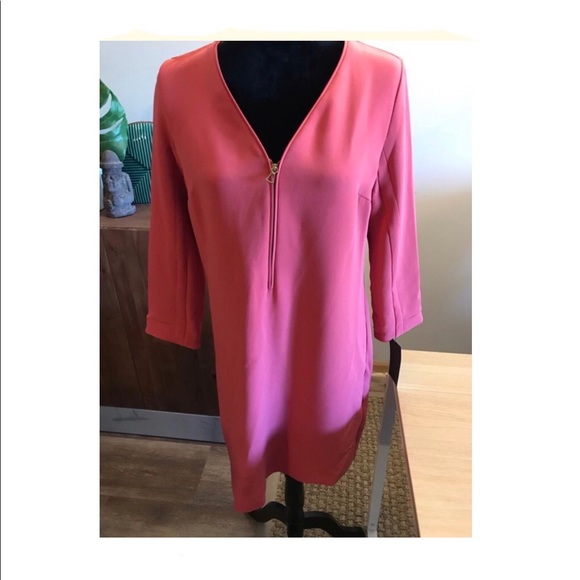 Zara Salmon Colored Dress - Picture 6 of 7